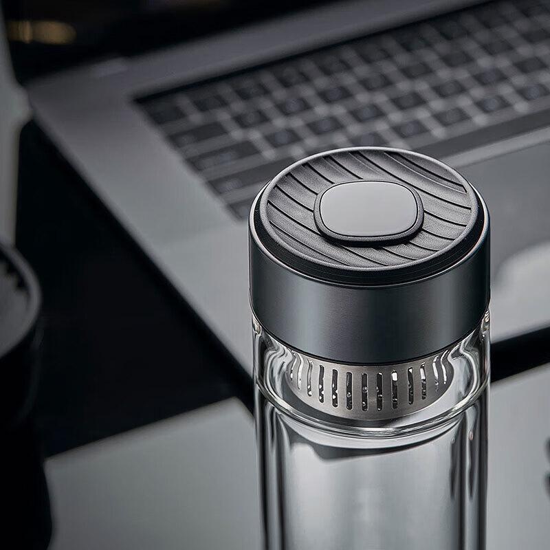 GUOZI GZ-S70 Double-Layer Borosilicate Glass Tea Cup