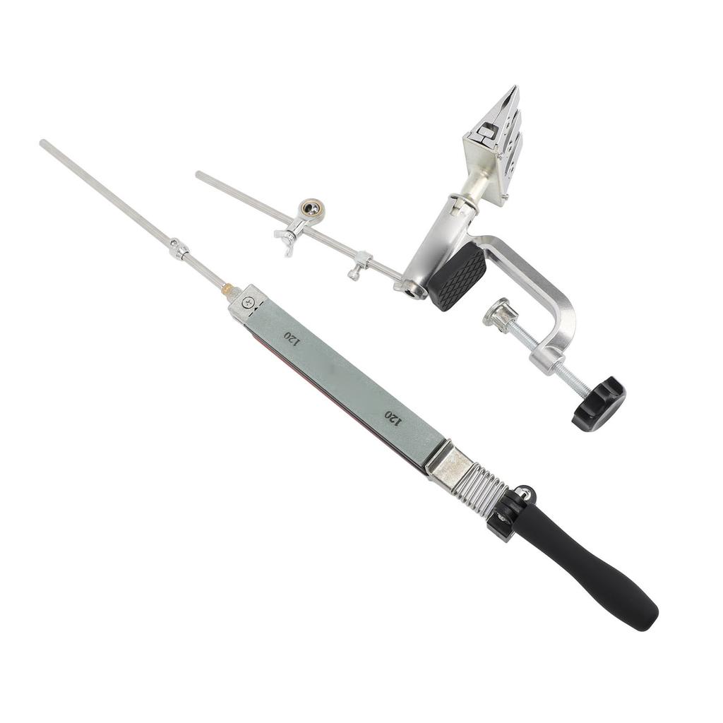 Knives Sharpener Stone 120 320 600 1500 1000 6000 Grit Fixed Angle Flipable Design Knives Sharpening Kit for Kitchen