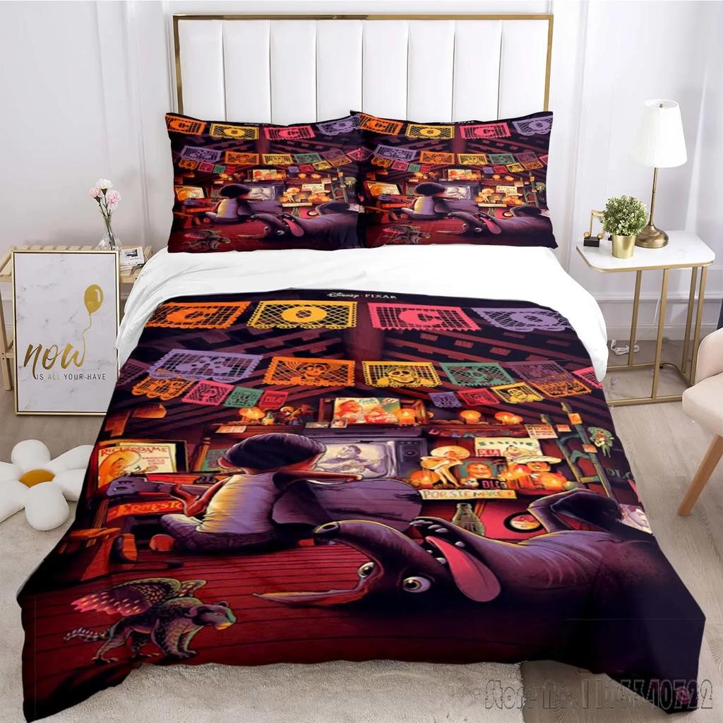 Wzór Coco Miguel Zestaw Poszewki na Kołdrę HD Poszwa na Kołdrę dla Dzieci Zestawy Pościeli Pościel Dekoracja Sypialni