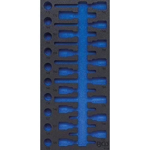 Insert De Servante D'atelier - BGS - 4119-1 - Mousse Dure - 189 X 408 X 32 Mm - Vide