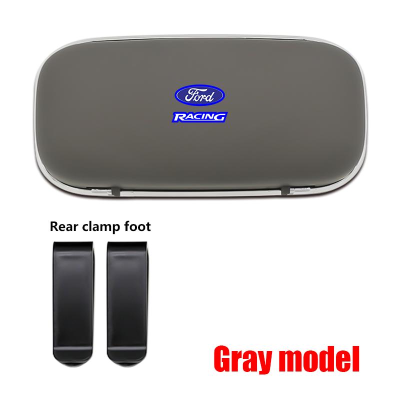 For Ford Focus Fiesta Ranger mk2 mk3 Mondeo mk4 S-MAX Kuga Car Visor BXCYTE9 Sunglasses Glasses Case Glasses Holder Clip Box Accessories