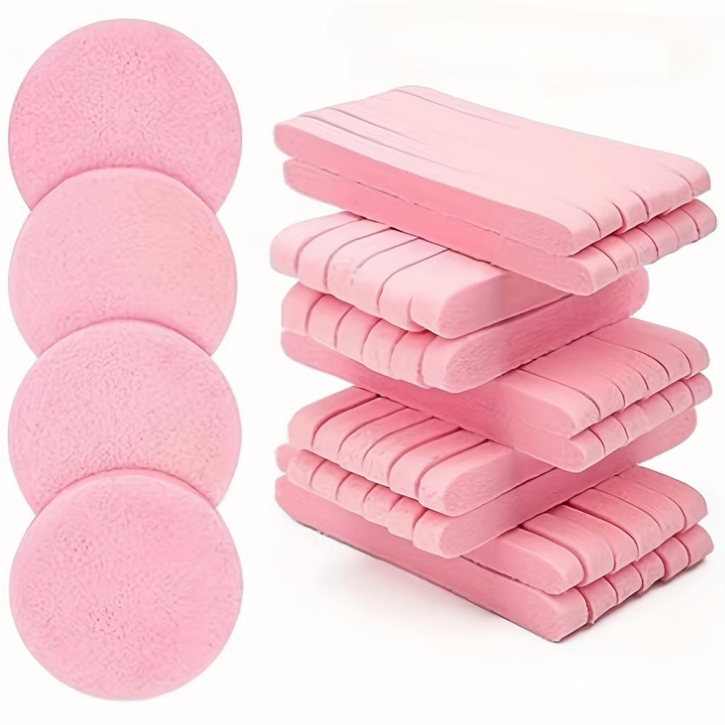 120 Pcs/set Facial Sponge Compressed Face Cleansing Sponge Estheticians Compressed Makeup Facial Sponge Round Wash Face Sponges