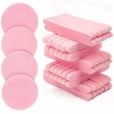 120 pezzi/set Spugna Viso Compressa Spugna Detergente Viso Estetiste Spugna Viso Compressa per Trucco Rotonda Spugne Lavaggio Viso