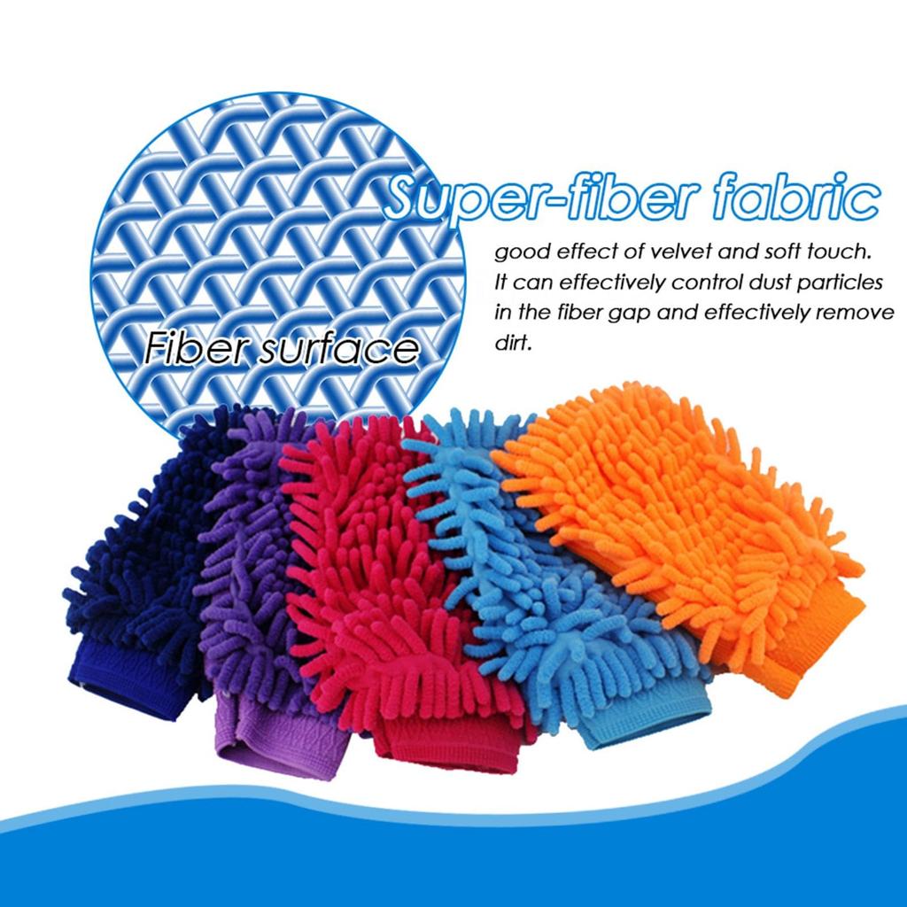 Auto Waschhandschuhe - Kratzfreie Autowaschhandschuhe, Pflege für die Hände | Handwaschhandschuhe für