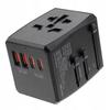 Travel Adapter (Hht904) - Pd20W, 2Xusb, 2Xtype-C, Techsuit, Eu/Uk/Aus/Us
