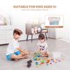 Magnetic Tiles Magnetic Building Toy 62 PCS Magnet Blocks for Kids 3D Set