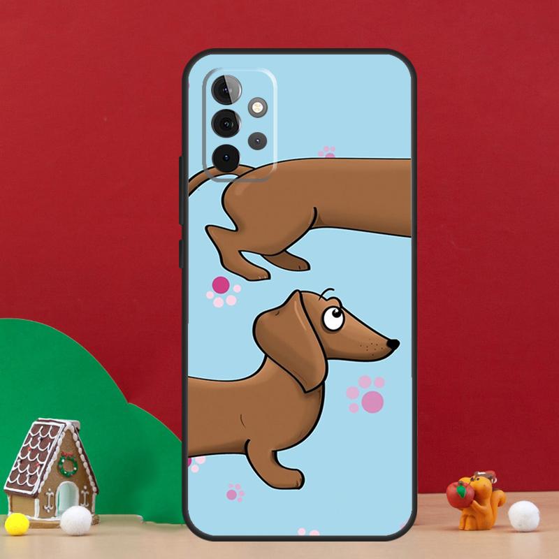 Cute Dachshunds Case For Samsung Galaxy A56 A33 A13 A36 A23 A52 A32 A12 A54 A34 A14 A16 A53 A15 A35 A55 A17
