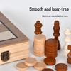 Mussels Magnetic Foldable Wooden International Chess & Checkers Set