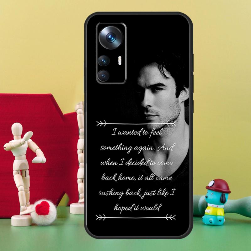 Damon Salvatore Vampire Diaries Case For Xiaomi 15T 14T 13T Pro 13 14 15 Ultra 17 Pro Max POCO F5 F6 F7 X5 X6 X7 Pro Cover