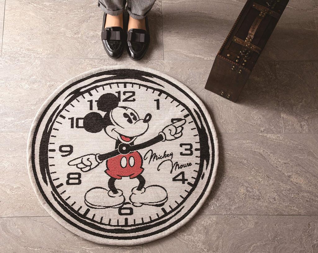 Marushin Disney Mickey 70cm What Gobelin 2215024400 Rug, Mouse, Diameter, Time, Weave,