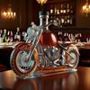 Motorcycle Shape Glass Whisky Decanter & Wine Aerator, Vintage Liquor Decanter Bottle for Whisky Champagne Vodka, Bar Desk Decor