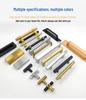 Self-Adhesive Minimalist Wooden and Aluminum Handle for Sliding Glass Doors