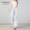Mark Fairwhale Women's Summer Ice Silk Workwear Casual Pants