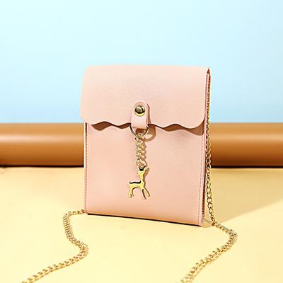 Fashion Deer Pendant Shoulder Messenger Bag New Mini Chain Mobile Phone Change Women's Bag