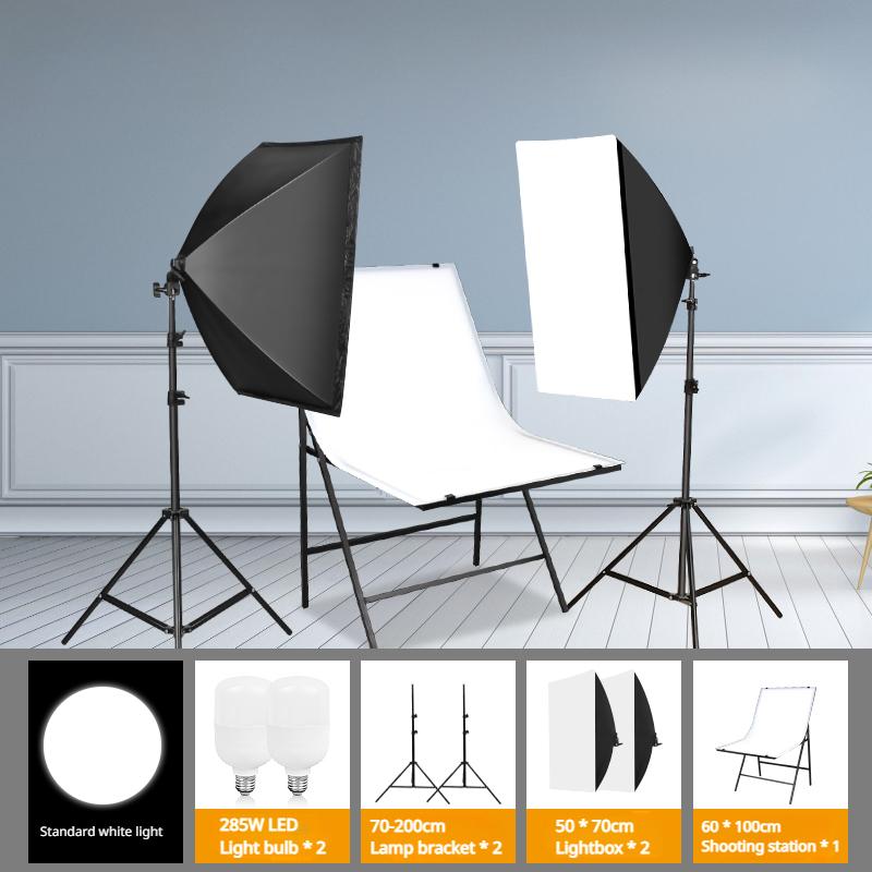 

Студия прямого посева, заполняющий свет, реквизит для фотосъемки, светильник для съемки продукта, мягкий световой короб для фотосъемки, складная станция для съемки, светодиодный светильник для фотосъемки 285W white light