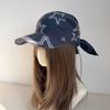 Korean Style Headscarf Baseball Hat Pentagram Strappy Bandana Hat Letter Headscarf Hat  Spring