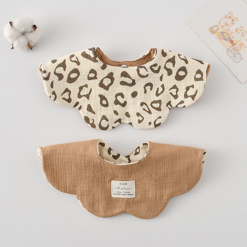 New Cute Cotton Baby Feeding Drool Bib Infants Two-sided Usable Saliva Towel Soft Burp Cloth For Newborn Toddler Kids Bibs