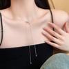 Titanium Steel Non-fading Small Waist Necklace Women's Summer Niche Design Accessories Collarbone Chain Pendant