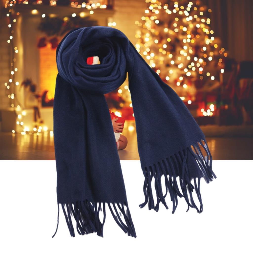 Christmas Long Plaids Blanket 160x30cm Oversized Winter Fall Warm Scarf Big Tartan Scarves Wrap Shawl Classical Tassels