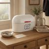 Dustproof Bread Box Retro Aesthetic Countertop Breadbox for Desk