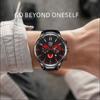 2PCS Set DEYROS Fashion Men's Watch Business Men's Leather Strap Calendar Watch Casual Men's Quartz Watch Men's Gifts