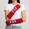 Slouchy Bow Knitted Arm Warmers Long Wrist Cuffs JK Style Sleeve Covers  Street