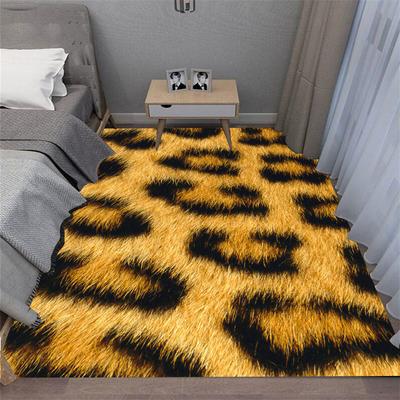 Kreativer Teppich mit Tier-Tiger-Muster und Leopardenmuster für Wohnzimmer, Schlafzimmer, Sofabereich, Bodenschutzmatte, Raumdekoration, Teppiche