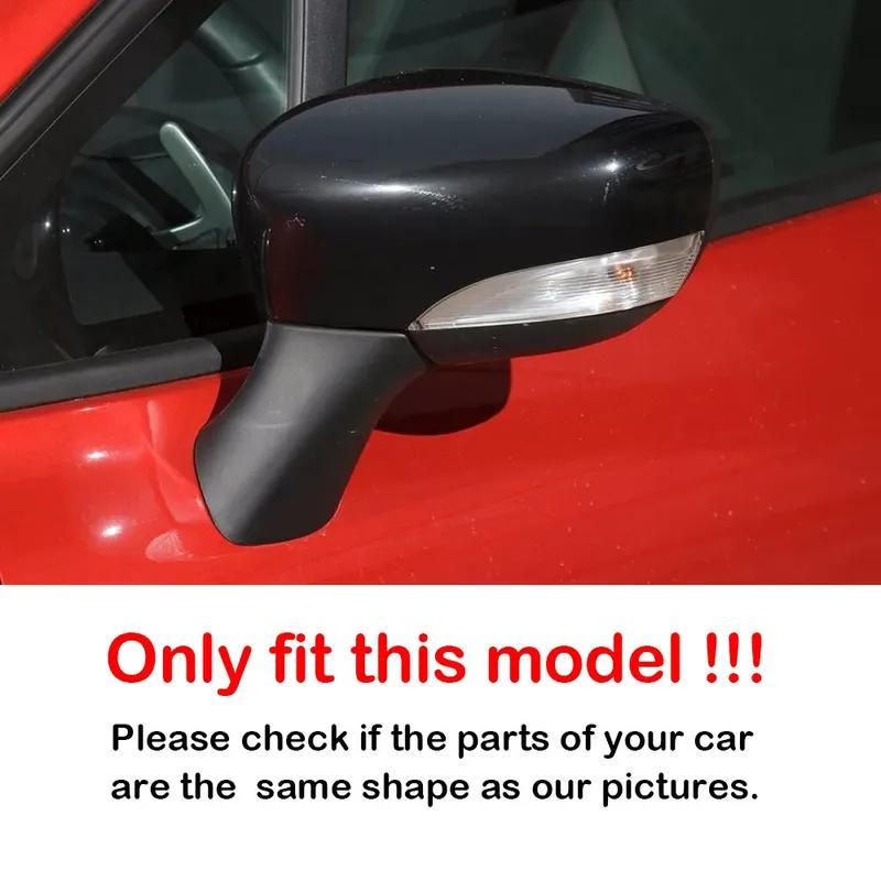For Renault Clio MK4 2012 2013 2014 2015 2016 2017 2018  Car Replacement Rearview Side Mirror Cover Wing Cap Exterior Trim