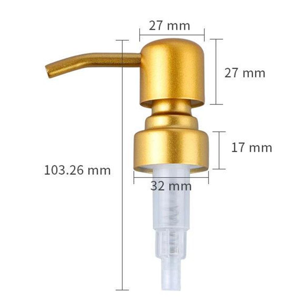 1pcs 304 Stainless Steel Pump Head For DIY Jars Bottles Soap Lotion Dispenser Pump For Liquid Pumps Standard 28 400 Thread Home