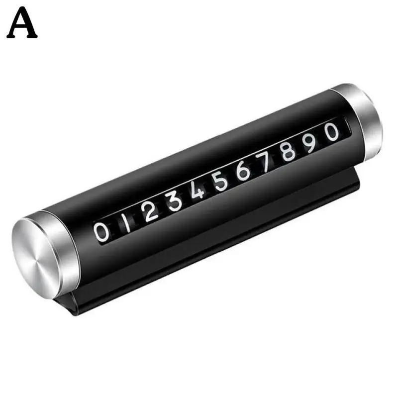 

Алюминиевые наклейки Park Stop Универсальный поворотный номерной знак телефона Скрытый металлический роликовый номерной знак для движущихся автомобилей Auto Acce V8U6