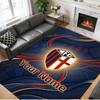 Crystal Velvet Rug Custom Name Text, Soft Non Slip Floor Mat Home DecorBologna FC