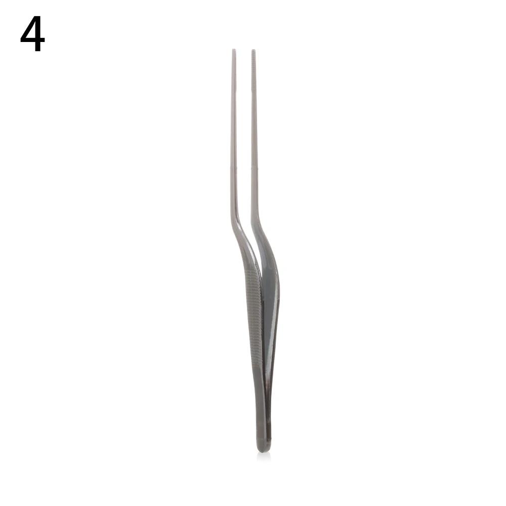 Stainless Steel Barbecue Tongs Serving Presentation Kitchen Tool Multiple Types Silver Plating Chef Food Tweezer BBQ Clip