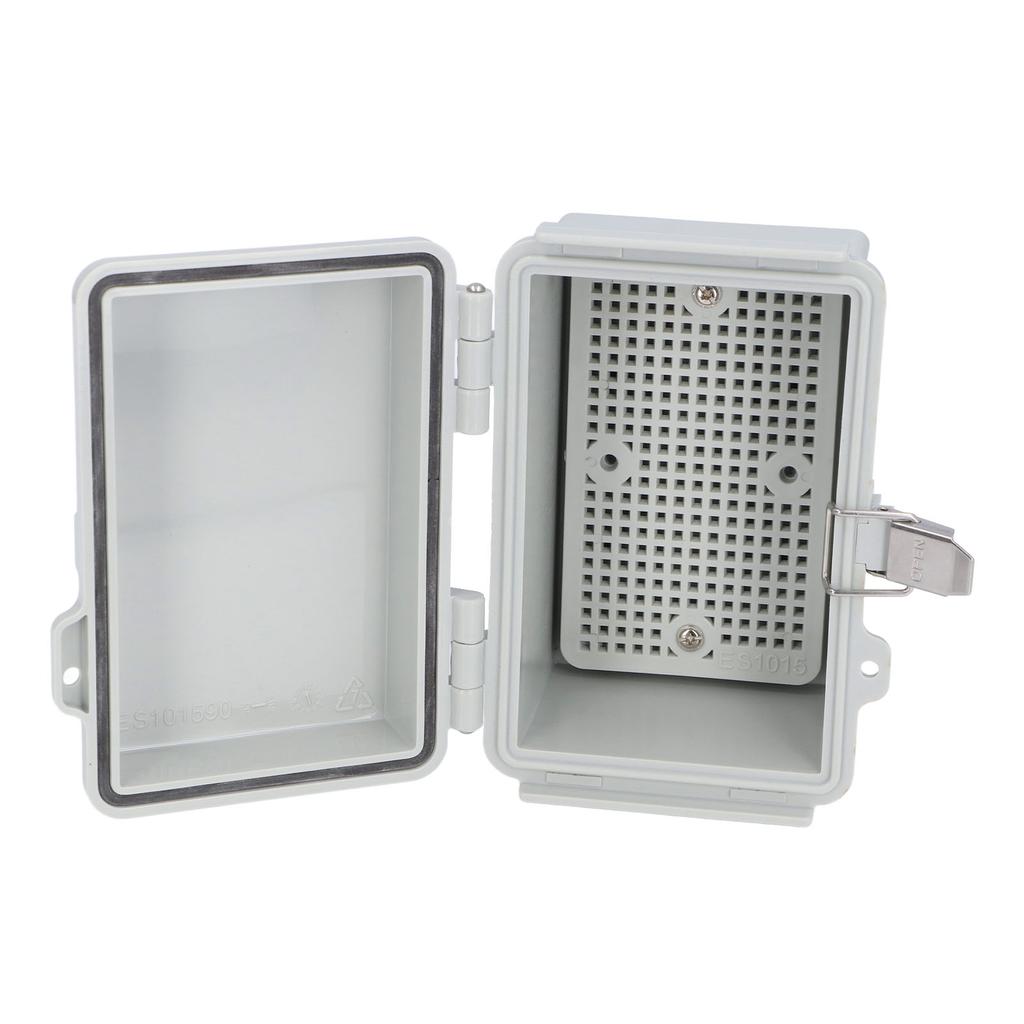 Εξωτερικό Ηλεκτρολογικό Κουτί IP67 Αδιάβροχο Πλαστικό ABS Κουτί Έργου με Μεντεσέ από Ανοξείδωτο Ατσάλι για