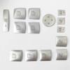 14X Car Accessories Window Switch Button Stickers For Mercedes Benz C180 C200 C230 C250 2008 2009 2010 2011 2012 2013 2014 2015