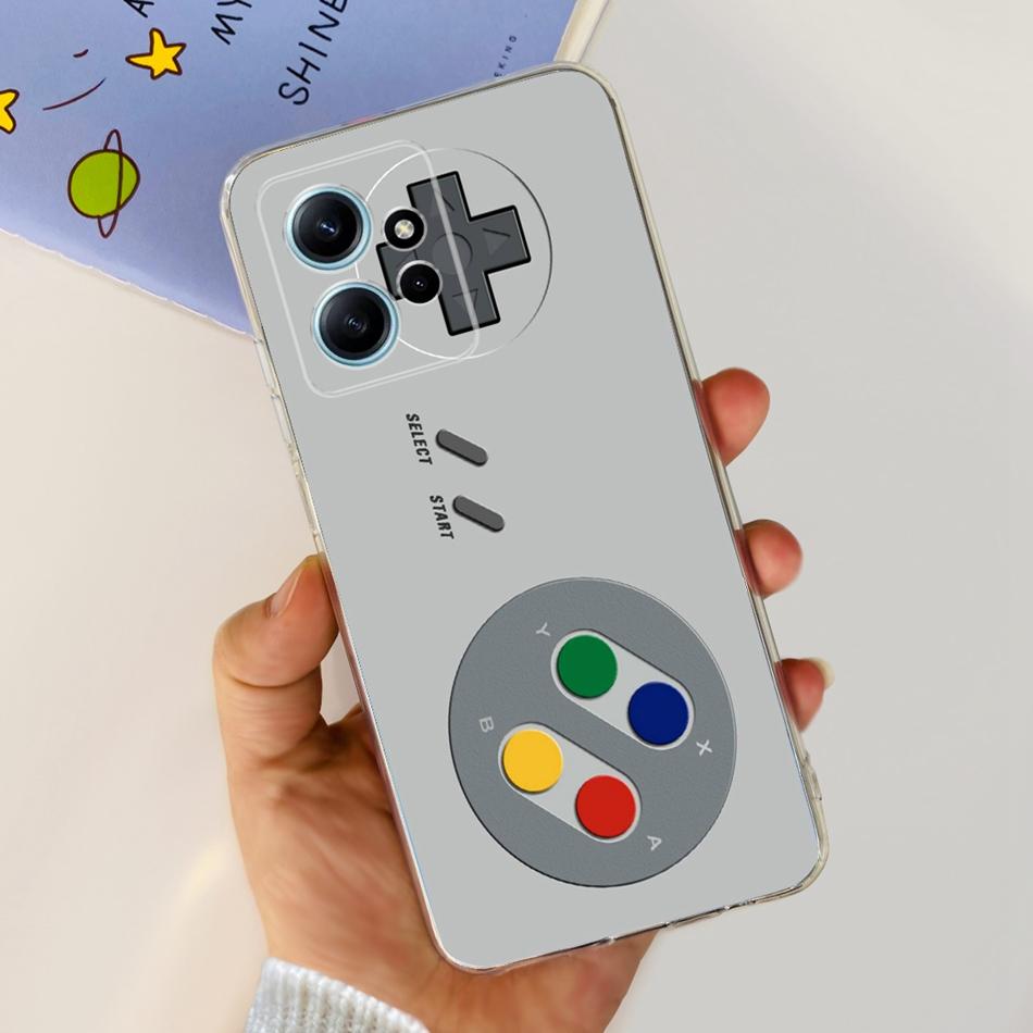 For Xiaomi Redmi Note 12 Case Redmi Note12 4G Global Cute Painted Soft Silicone TPU Phone Back Cover Bumper