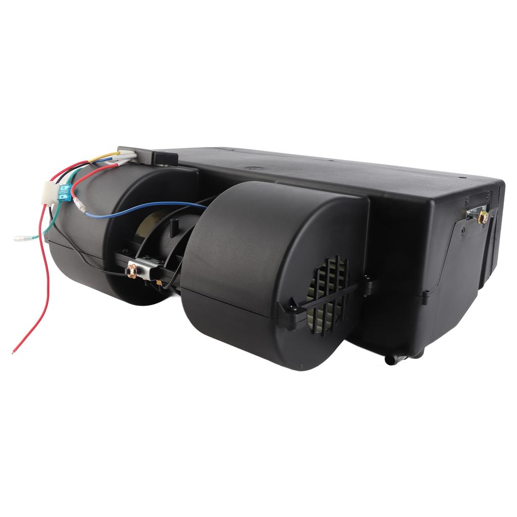 12V Underdash Air Conditioning Evaporator Cooling Kit 3 Speed Airflow with Hose Fittings Universal