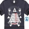 Pyramid Eye 2Pac Masons Killuminati Illuminati Conspiracy Theory T-Shirt. Summer Cotton Short Sleeve O-Neck Mens T Shirt New