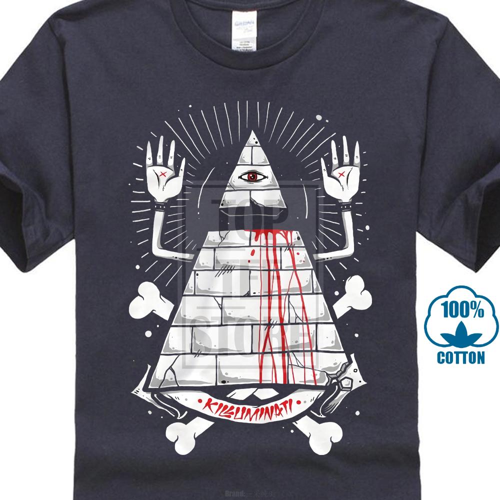 Pyramid Eye 2Pac Masons Killuminati Illuminati Conspiracy Theory T-Shirt. Summer Cotton Short Sleeve O-Neck Mens T Shirt New