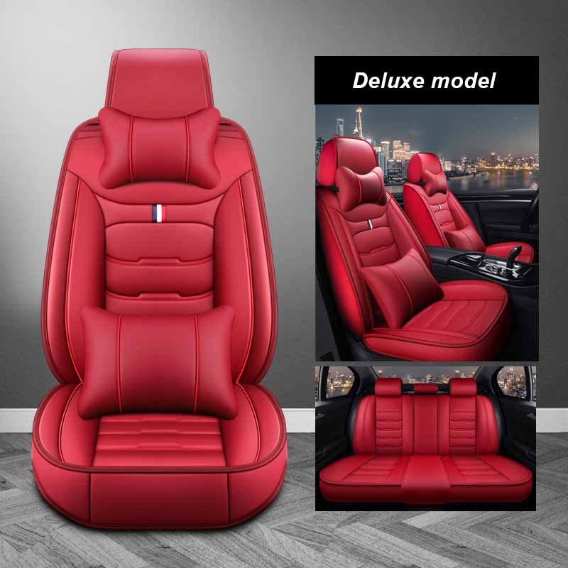 Poduszka na fotel samochodowy z pełnym otoczeniem Skórzana poduszka Cztery pory roku Uniwersalny pokrowiec na fotel samochodowy Oddychający Pełny pakiet Pokrowiec na siedzenie