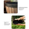 Imitation Barrels Flowerpot Household Yard Decoration Gardening Accessory Indoor Plant Pot Planter Round Bucket