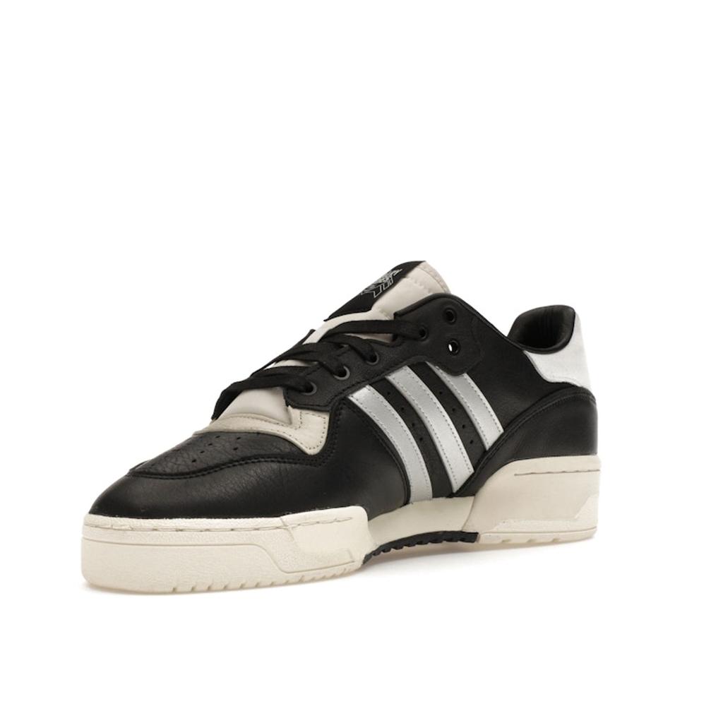 Adidas Rivalry Low Consortium Black Silver Unisex Sneakers Core-Black Silver-Metallic Grey-One ID7389