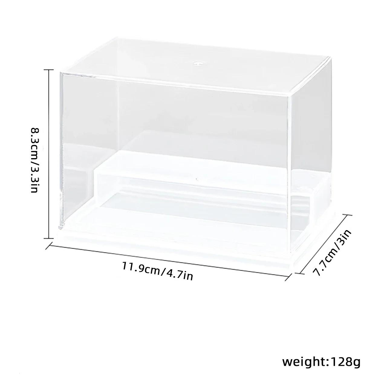 

1pc Stackable Mini Blind Box Storage Box Acrylic Display Cabinet Blind Box Character Storage Organizer чистый