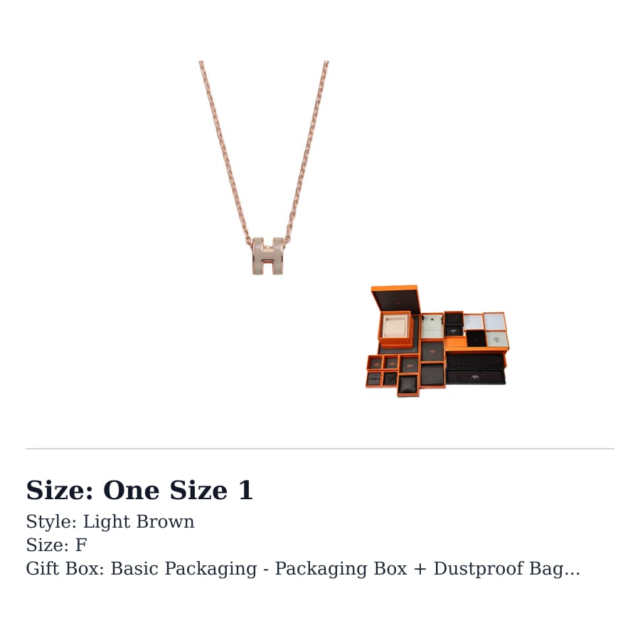 HERMES Mini Pop H Pendant H147992FO55
