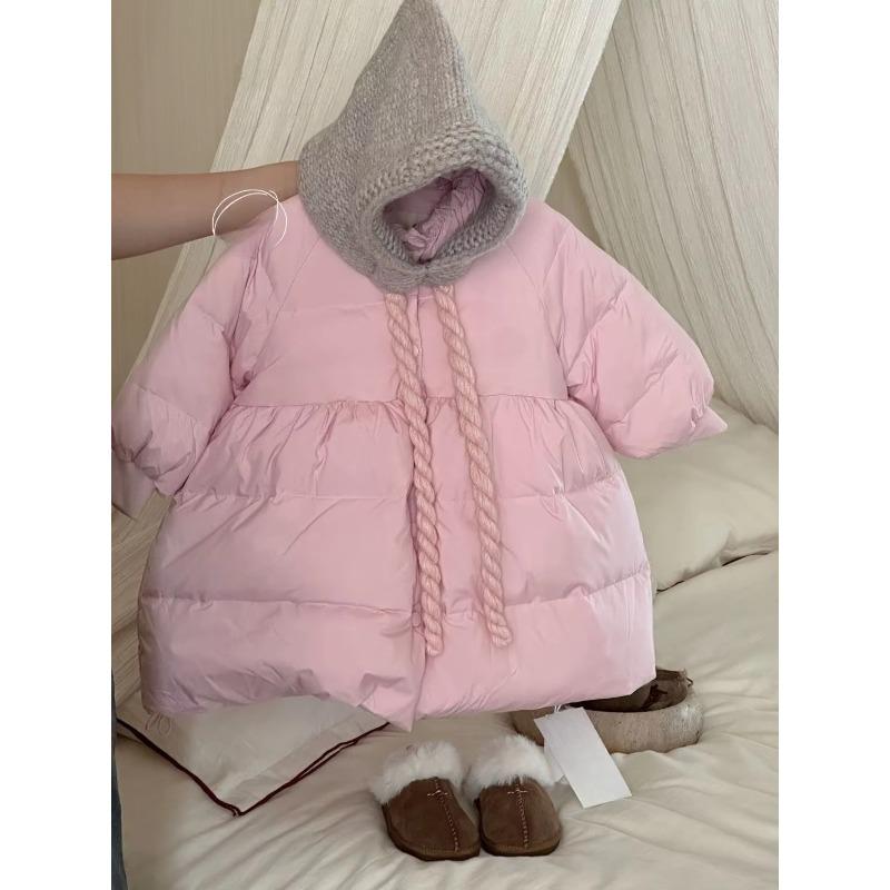 Girl Winter Coat Dress Casual Princess Designed Children Birthday Party Clothes Kids Down Cute Outfit