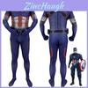 Ve Hafif Avengers Kaptan Amerika Steve Rogers Zentai Kostüm Takımı**