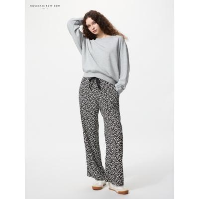 Rayon Print Long Pants