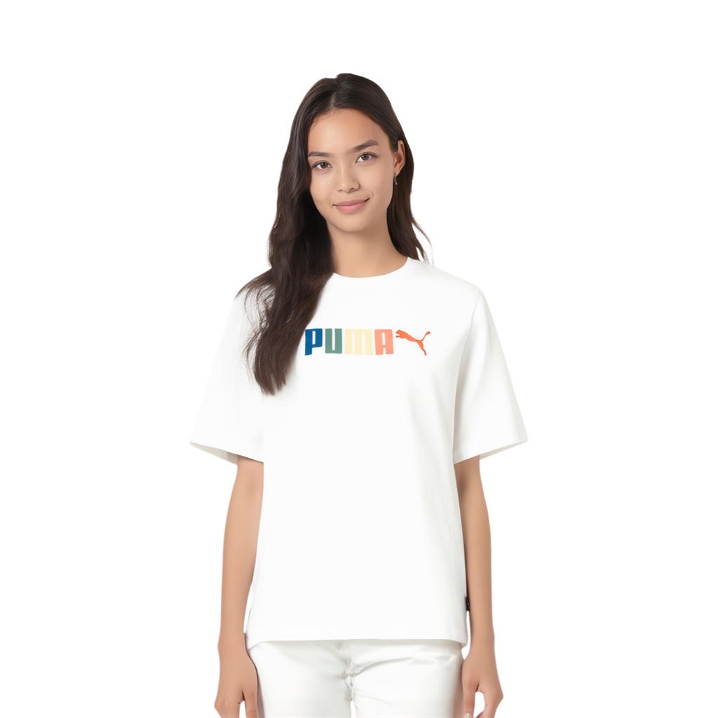 Puma Comfortable Sports Casual Short Sleeve T-Shirt Unisex Tops White 692487-02