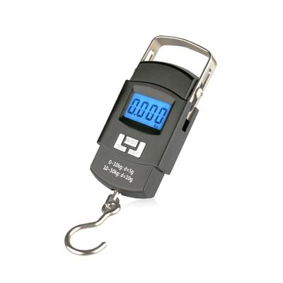 1 Pc Factory Direct Sales 50kg Stainless Steel Hook Scale Portable Backlit Portable Scale Luggage Scale  Electronic Scale