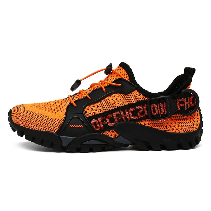 Men or Women Outdoors Sneaker Climbing Shoes Breathe Mountain Shoes Self-Locking Cleats Dirt  Shoes Speed Racing Flat Sneaker