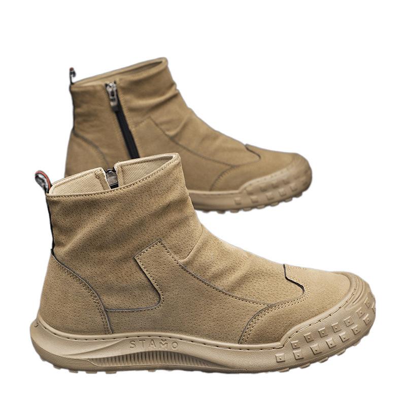 Labor insurance new autumn welder Martin shoes autumn and winter boots work tide shoes